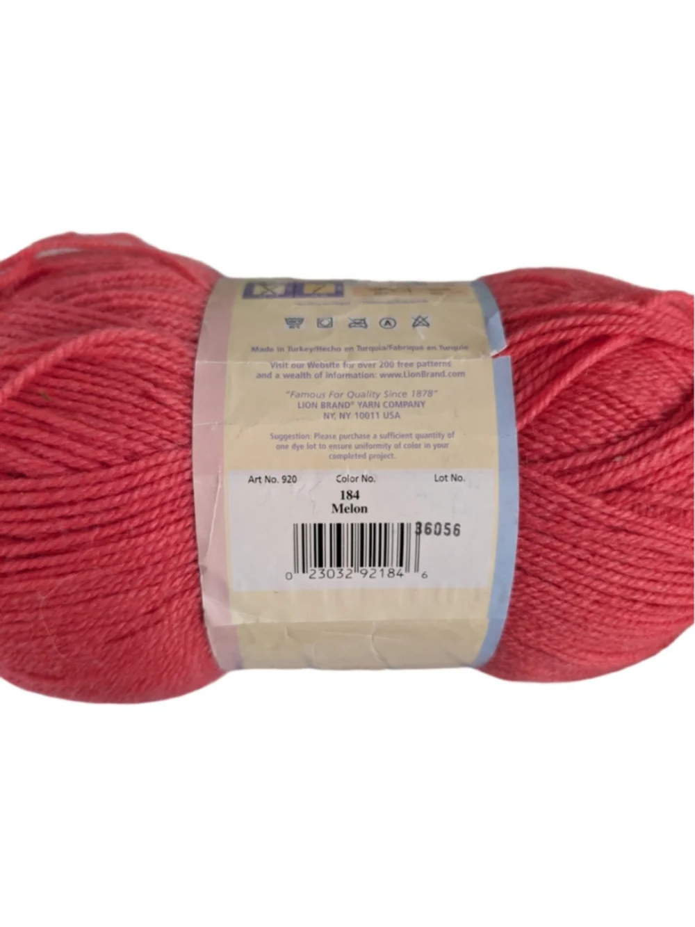 5/$25 Lot of 3 Baby Yarns (2x Lion Brand, 1x Red Heart)
